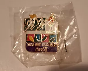 1996 Olympic Torch Run Pin. Coca-Cola. Atlanta. New. - Picture 1 of 2