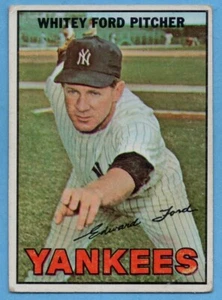1967 Topps #5 Whitey Ford VG-VGEX New York Yankees Hall of Fame A7421 - Picture 1 of 2