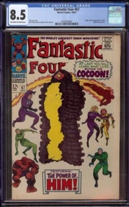 Fantastic Four # 67 CGC 8.5 OW/W (Marvel, 1967) Origin of Warlock/Him - Bild 1 von 1