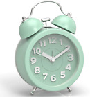 Twin Bell Alarm Clock Loud Alarm Clock for Heavy Sleepers Bedrooms, Analog Alarm