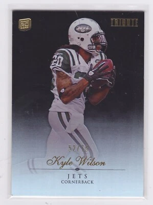 2010 Topps Tribute - Black Parallel #52/75 - Kyle Wilson #12 - Rookie - Image 1 of 2