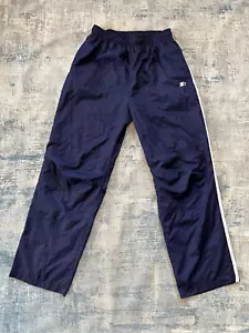Pantaloni da pista Starter blu navy bianco a righe ragazzi XXL (18) - Foto 1 di 5