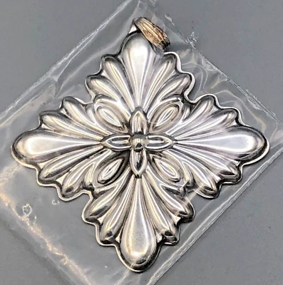 Croce di Natale annuale Reed & Barton 1988, argento sterling, senza scatola - Immagine 1 di 3