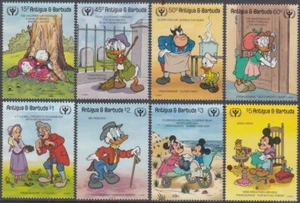 ANTIGUA # 1334-41 DISNEY STAMPS HONOURS the INTERNATIONAL YEAR of the CHILD - Picture 1 of 1