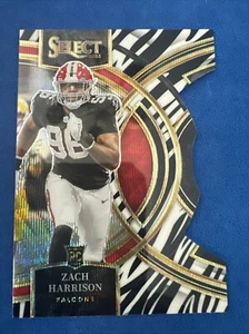 2023 Panini Select - Premier Level Anton Harrison #101 Zebra Prizm Die-Cut (RC) - Bild 1 von 2