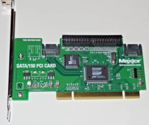 Maxtor SATA 150 TX2 Plus SATA + IDE ATA Controller Card Promise PDC20375 3 Port - Picture 1 of 3