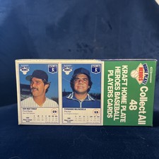 1987 Kraft Home Plate Heroes Baseball - Mattingly- Valenzuela New Box