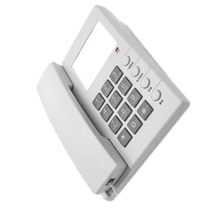Corded Landline Phone Simplistic Hotel Room Telephone with Wall Mounted - Zdjęcie 1 z 14