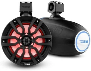DS18 Hydro NXL-X8TP/BK 8" Marine Towers 375 W Max 125 W RMS 4 Ohm (Paar) - Bild 1 von 6