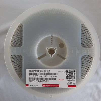 100pcs, CAPACITOR TANTALUM, 10UF 20% 16V 0805, TCTP1C106M8R-E1, U.S. STOCK - Image 1 of 2