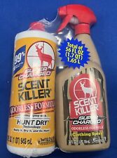 Scent Killer Odorless Formula Clothing Spray with Refill 56 fl oz Total