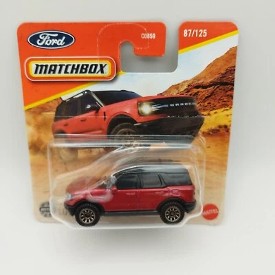 Matchbox 2022 Ford Bronco Sport - 2025 Mainline #87/125 - Rouge - JBR95 - Neuf