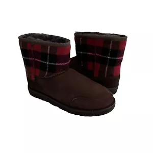 UGG MEN PHILLIP LIM CLASSIC MINI FLANNEL CHECK SUEDE Boot US 12 / EU 45.5 /UK 11 - Picture 1 of 6