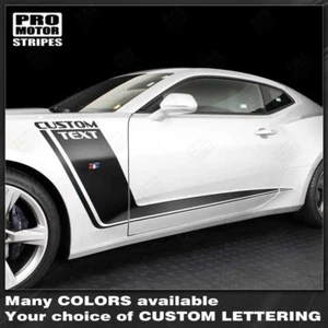 Chevrolet Camaro 2010-2023 Side Accent Stripes Decals (Choose Color) - Picture 1 of 2