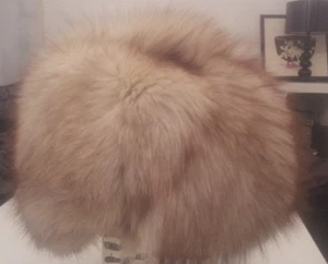 FUR HAT ORIGINAL SILVER FOX - Picture 1 of 4