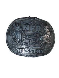 Limited Ed Hesston National Finals Rodeo Belt Buckle 25th anniversary series 83 - Picture 1 of 2