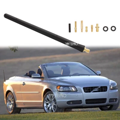 Para Volvo C70 2006-2013 7" Negro Corto Coche Antena Mástil Radio AM/FM Recepción EE. UU. Foto 1 de 4