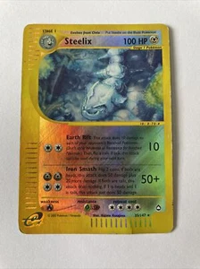 Pokémon TCG - Steelix 35/147 - Rare Reverse Holo - Aquapolis - LP - Picture 1 of 2