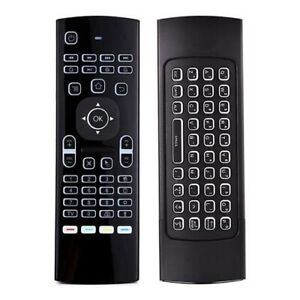 MX3-L-M Backlit & Voice 6-Axis Gyro 2.4GHz RF Wireless Air Mouse Keyboard+ IR 