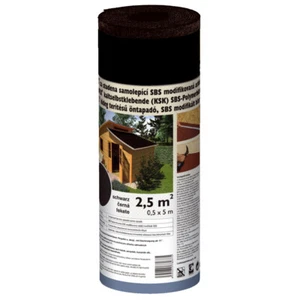 Selbstklebende Gartenhausbedachung 2,5 m² Schwarz Dachpappe Schweißbahn Bitumen - Bild 1 von 2