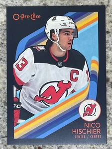 2023-24 O-Pee-Chee Retro Black Nico Hischier 74/100 - Bild 1 von 2