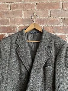 Vintage Polo Ralph Lauren Men’s Tweed Jacket Sz 42R 100% Wool, The New Romantics - Picture 1 of 11