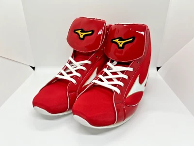 Zapatos de Boxeo MIZUNO BAJOS Rojo Blanco Línea Acabador 21GA230002 De Japón NUEVO Foto 1 de 4