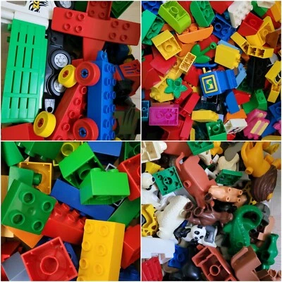 LEGO DUPLO 1 KG Konvolut Starter Set - Steine Sondersteine Fahrzeuge Tiere UVM - Bild 1 von 4