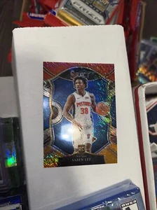 SABEN LEE 2020-21 Select Red White Orange Shimmer Prizm Rookie #97 Concourse RC - Picture 1 of 1