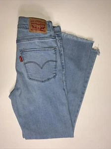 Levi's Damen 724 0014 High Rise Straight Cropped Denim Jeans W25 L27 - Bild 1 von 11