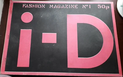 i-D MAGAZINE No. 1 September 1980 RARE Terry Jones Very Good Condition - Image 1 of 4