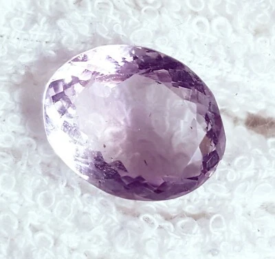 100% Natural Amethyst 9.45 Ct Loose Gemstones Oval Shape Certified - Image 1 of 4