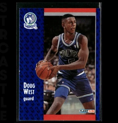 1991-92 Fleer - Doug West #321 🏀 Basketball Card - Image 1 of 3