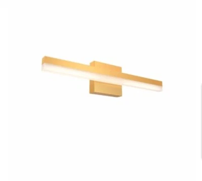 Barra de luz tocador contemporánea moderna interior dorado Lyra Lighting DALS Foto 1 de 2