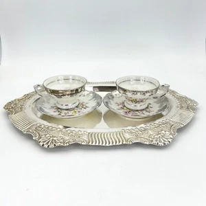 Piccolo Vassoio in argento sheffield antico silver plated da tavola epoca 800 - Picture 1 of 10