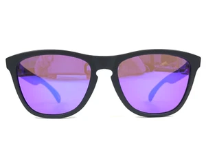 Oakley Sunglasses Frogskins OO9013-H655 Matte Black Frames w Prizm Violet Lenses - Picture 1 of 13