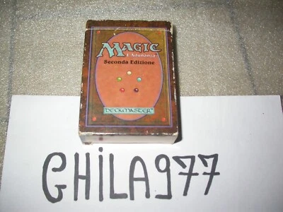 DECKMASTER SET BASE SECONDA EDIZIONE MAGIC THE GATHERING EDIZIONE ITALIANA 1995 - Immagine 1 di 4
