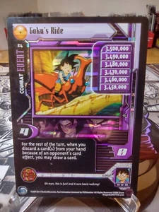 DBZ CCG DRAGON BALL GT GOKU'S RIDE #24 LIMITED FOIL LOST EPISODES SCORE NM/VLP - Picture 1 of 2