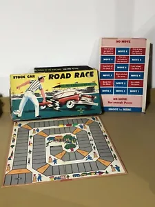 Vintage HTF Stock Car Road Race Board Game Gabriel New York 1956 Rare Action - Picture 1 of 7