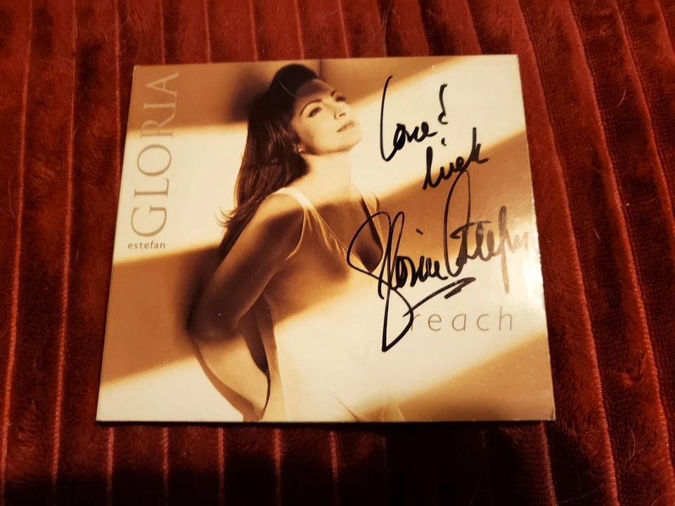 Gloria Estefan, Reach. Autographed Promo CD Single  - Image 1 of 1