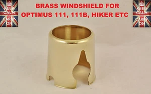 OPTIMUS OFEN MESSING WINDSCHUTZSCHEIBE FÜR 111.111B CAMPINGOFEN PRIMUSOFEN - Bild 1 von 5