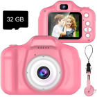 Seckton Upgrade Kids Selfie Camera, Christmas Birthday Gifts for Girls Pink 