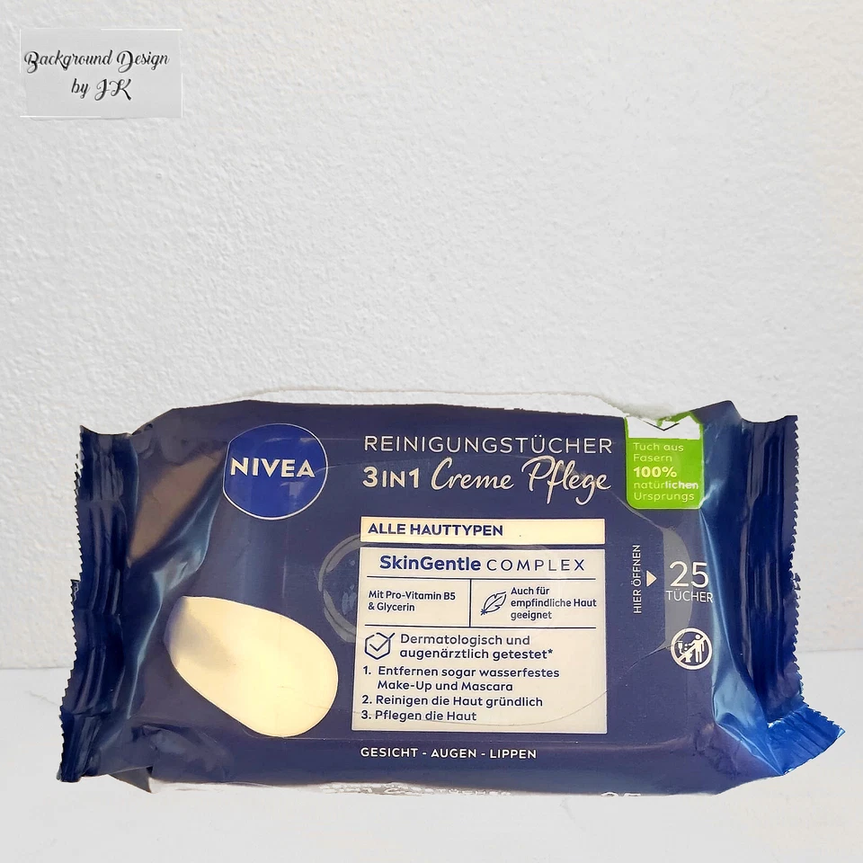 25 Nivea Creme Pflege Reinigungstücher 3in1 Make Up Entferner pflegend - Bild 1 von 1