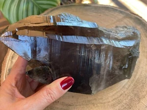 Zomba quarzo fumé grande cristallo 5,79 libbre 9,84" - Foto 1 di 17