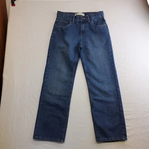 Levi's Jeans Youth Boys Size 12 26x26 Blue 550 Reg Relaxed Fit Denim Dark Wash - Picture 1 of 9