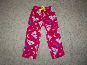 NEW GIRLS DARK PINK SLEEP PANTS SIZE S (6/6X) - Picture 1 of 1