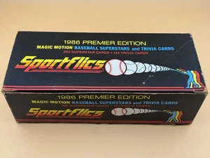 1986 Sportflics Premier Edition Magic Motion Baseball 200 Superstars Quizkarte - Bild 1 von 9
