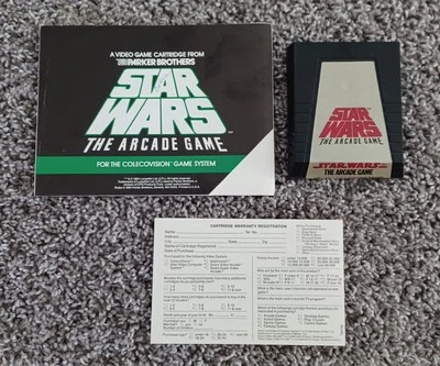 Colecovision Star Wars The Arcade Game, Instruction Manual, Warranty Card Tested - Image 1 of 4