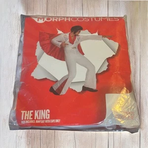 Set costume uomo Elvis Presley The King discoteca anni '80 tuta uomo abbigliamento festa taglia M - Foto 1 di 4