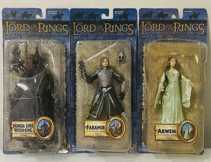 Set Of 3 LOTR THE RETURN OF THE KING MORGUL LORD, FARAMIR, & ARWEN ACTION FIGURE - Picture 1 of 5
